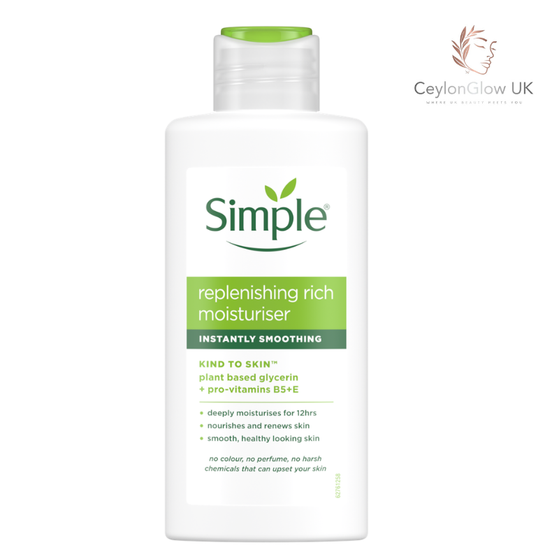 Simple Replenishing Rich Moisturiser – 125ml | In Sri Lanka