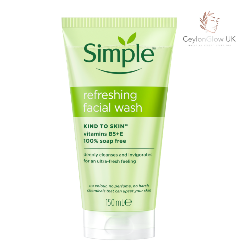 Simple Refreshing Facial Gel Wash – 150ml | In Sri Lanka
